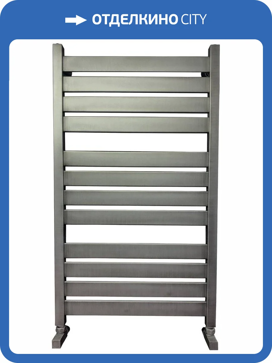 Полотенцесушитель водяной Ника Modern ЛМ-7 100/50, matt antique silver фото 4