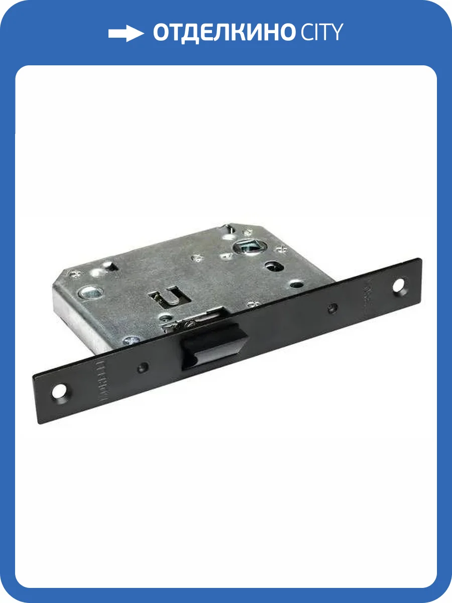 Защелка сантехническая Morelli Simple 2070P BL черная фото 3