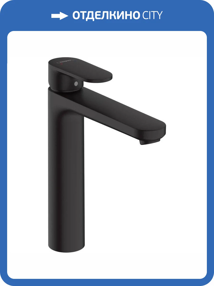 Смеситель для раковины Hansgrohe Vernis Blend 71582670 черный матовый фото 3