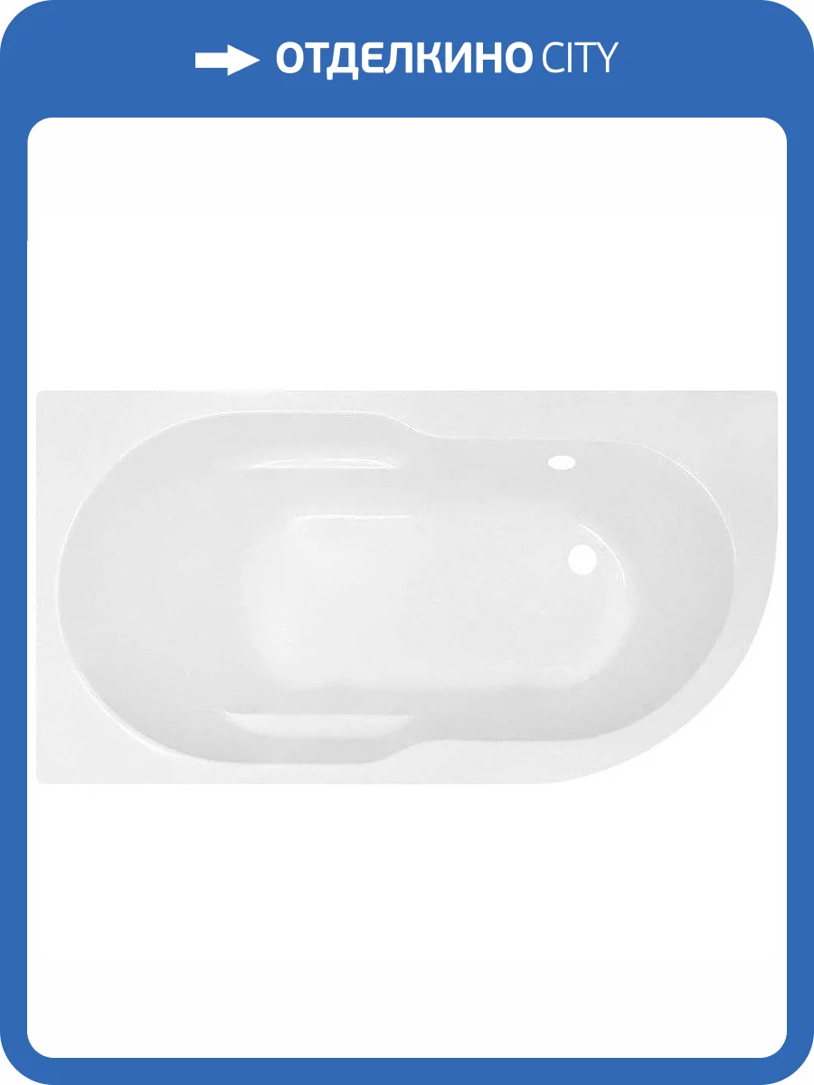 Акриловая ванна Royal Bath Azur 150x80 левая фото 5