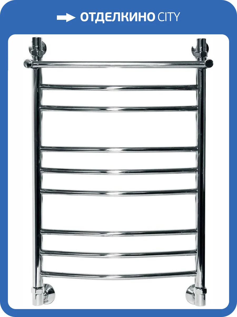 Полотенцесушитель водяной Ника Arc ЛД (г2) ВП 80/40-9 с полкой фото 5