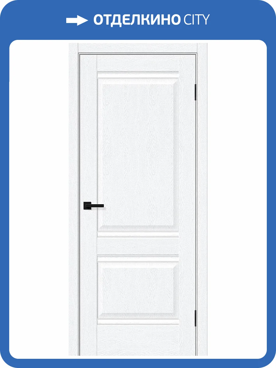 Межкомнатная дверь Bravo Прима-2 полотно White Silkwood 900x2000 фото 2