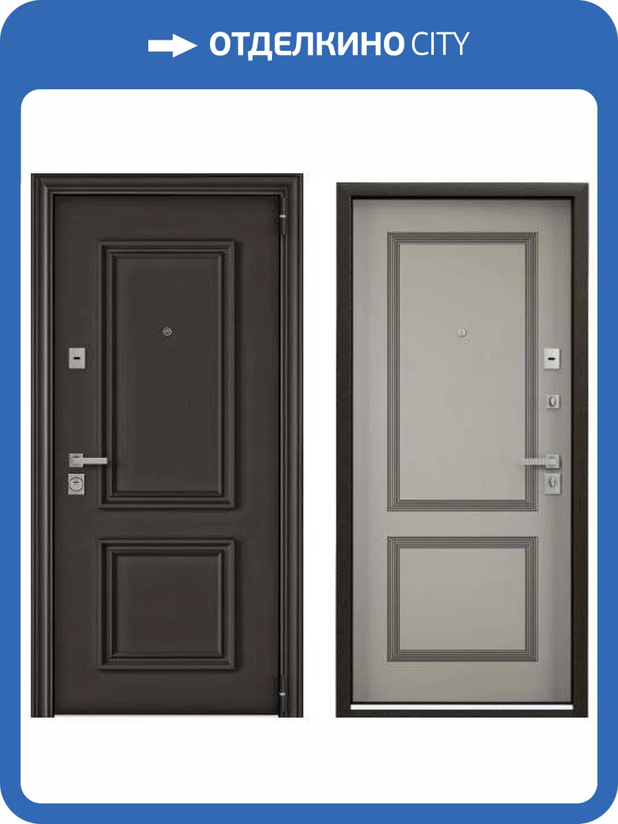 Входная стальная дверь Torex ULTIMATUM PRO MP 3922655 Колоре бруно/ПВХ Крема 2000x880 фото 2