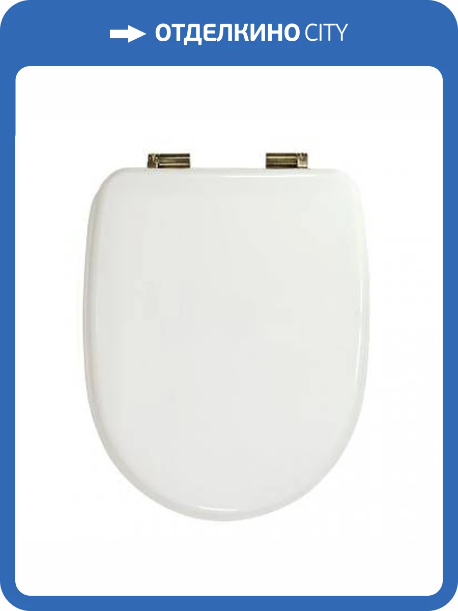 Крышка-сиденье Migliore Gianeta 20953 с микролифтом, белый, петли бронза фото 3