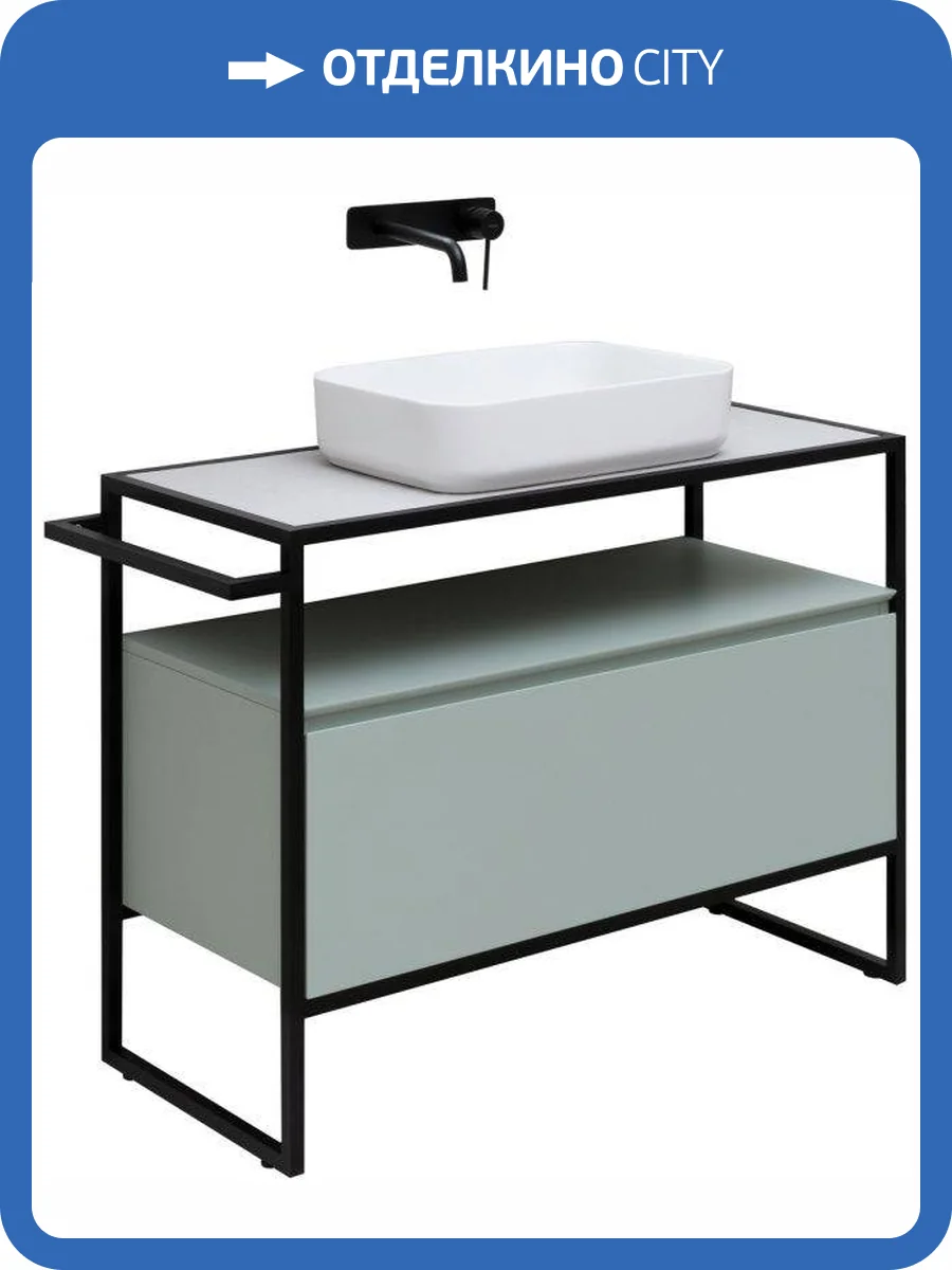 Тумба под раковину Allen Brau Priority 100 274305 рapyrus белый матовый фото 11