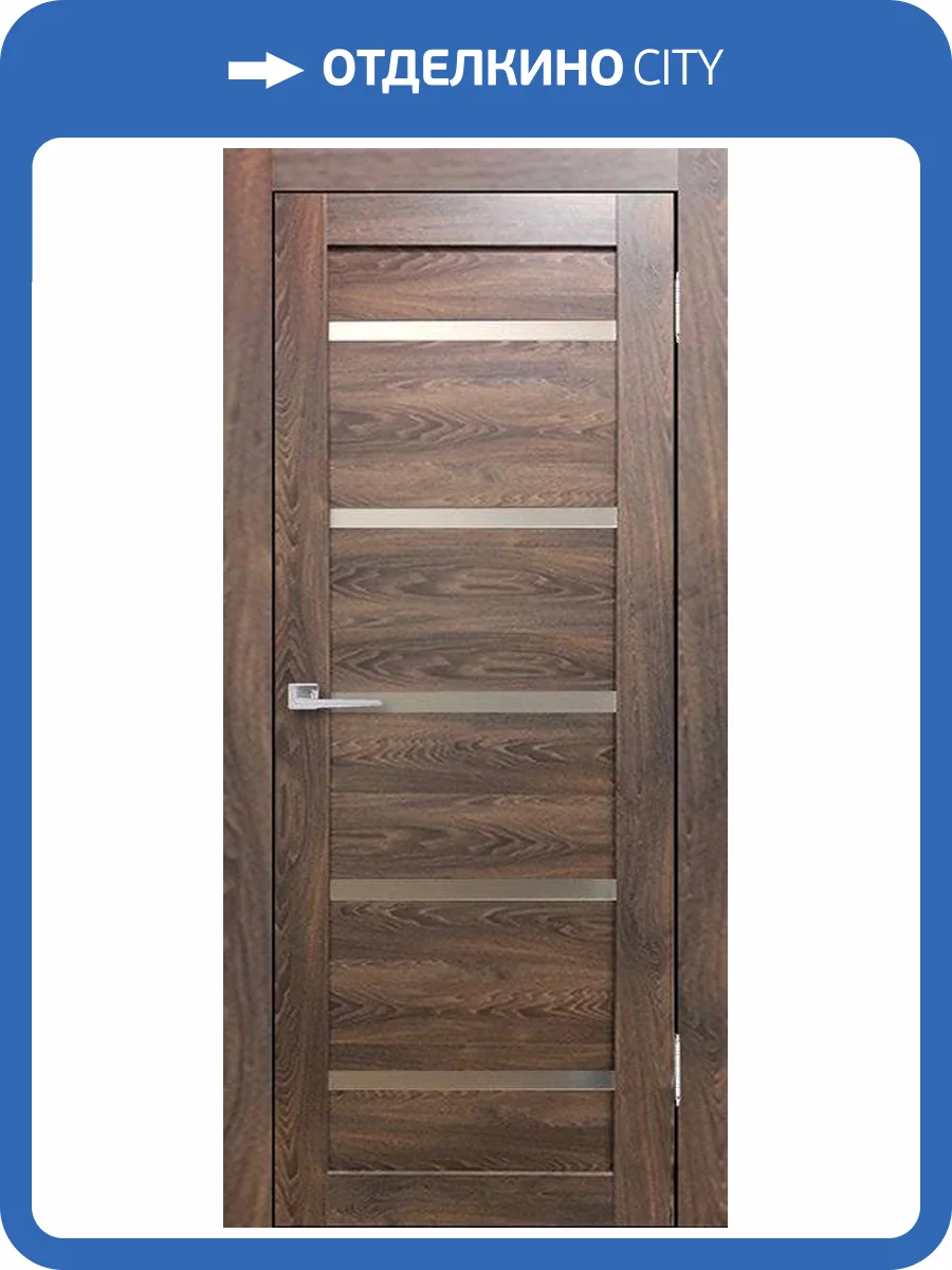 Межкомнатная дверь Verda Бавария 15 (3Д люкс), остеклённая, ясень таволато 900x2000 фото 2