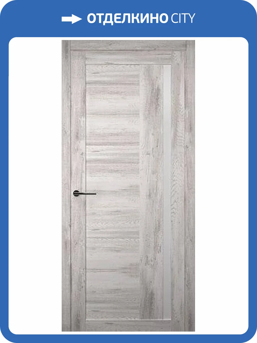 Межкомнатная дверь Albero Мегаполис Валенсия полотно Ель альпийская, стекло белое 600x2000 фото 2