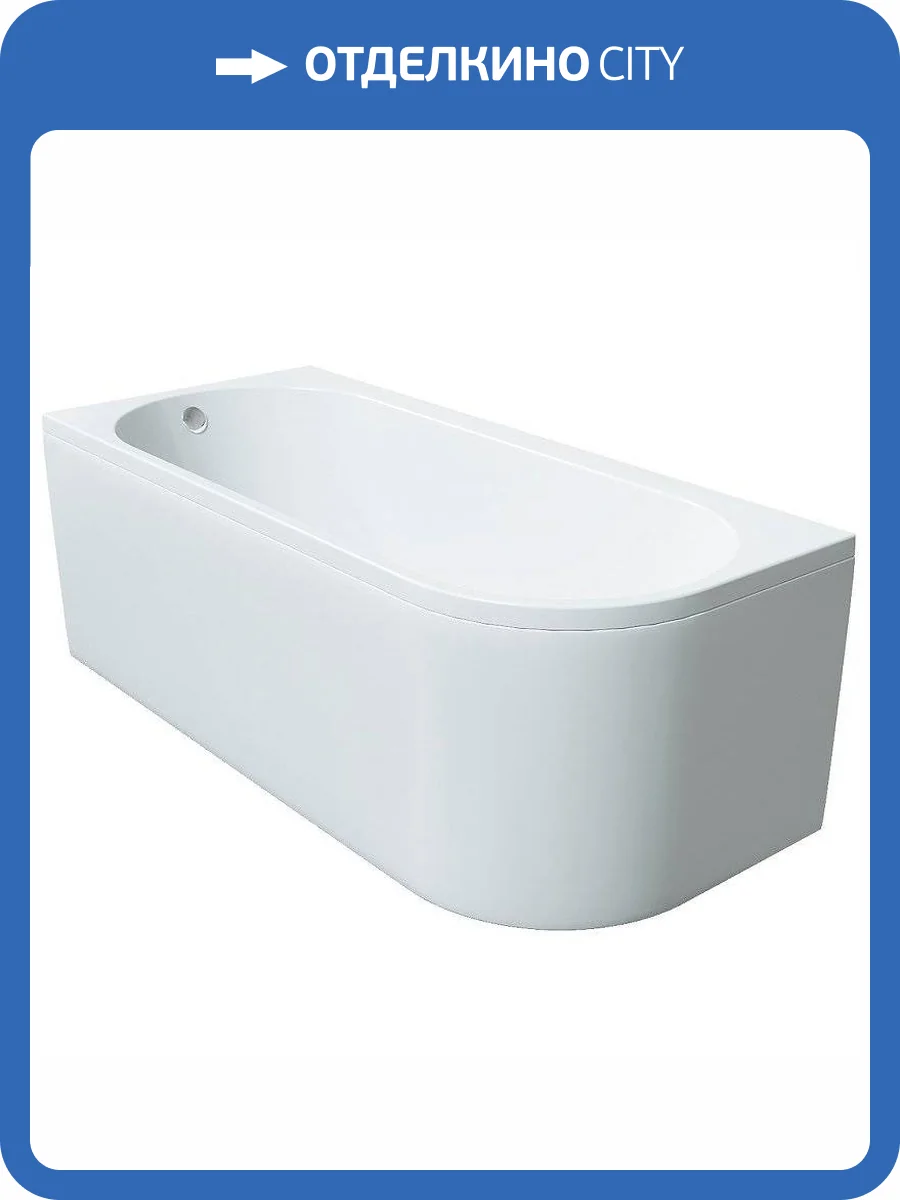 Акриловая ванна для комплекта Marka One Alisa 01али1775л 170x75 L фото 4