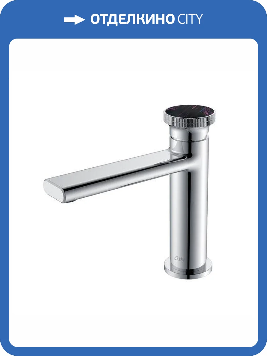 Смеситель для раковины Black&White GF-7107-C хром фото 13