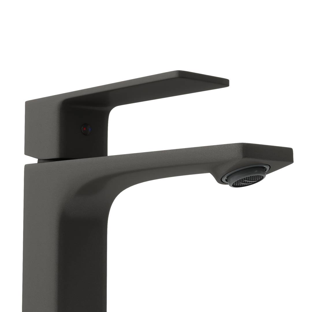 Смеситель для раковины Watersense Amelia W00353 графит матовый фото 4