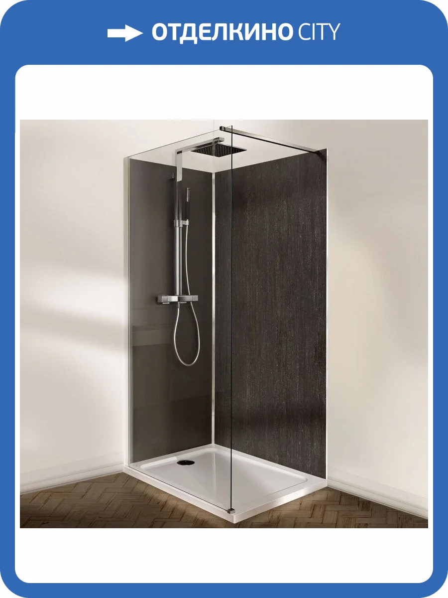Душевая перегородка Jacob Delafon Contra 100 E22W100-GA профиль хром фото 7