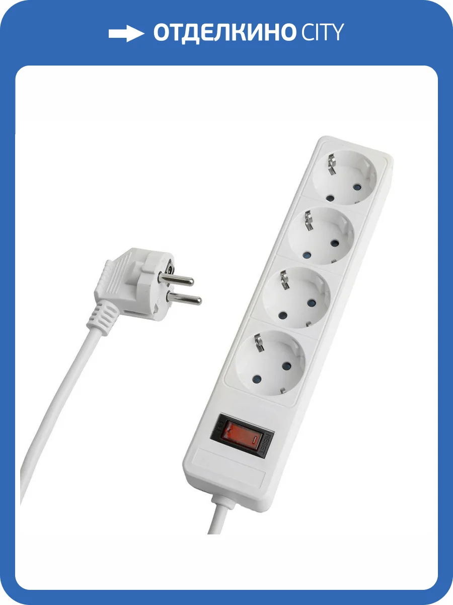 Сетевой фильтр 4-местный Stekker HM20-41-03 50090 фото 11