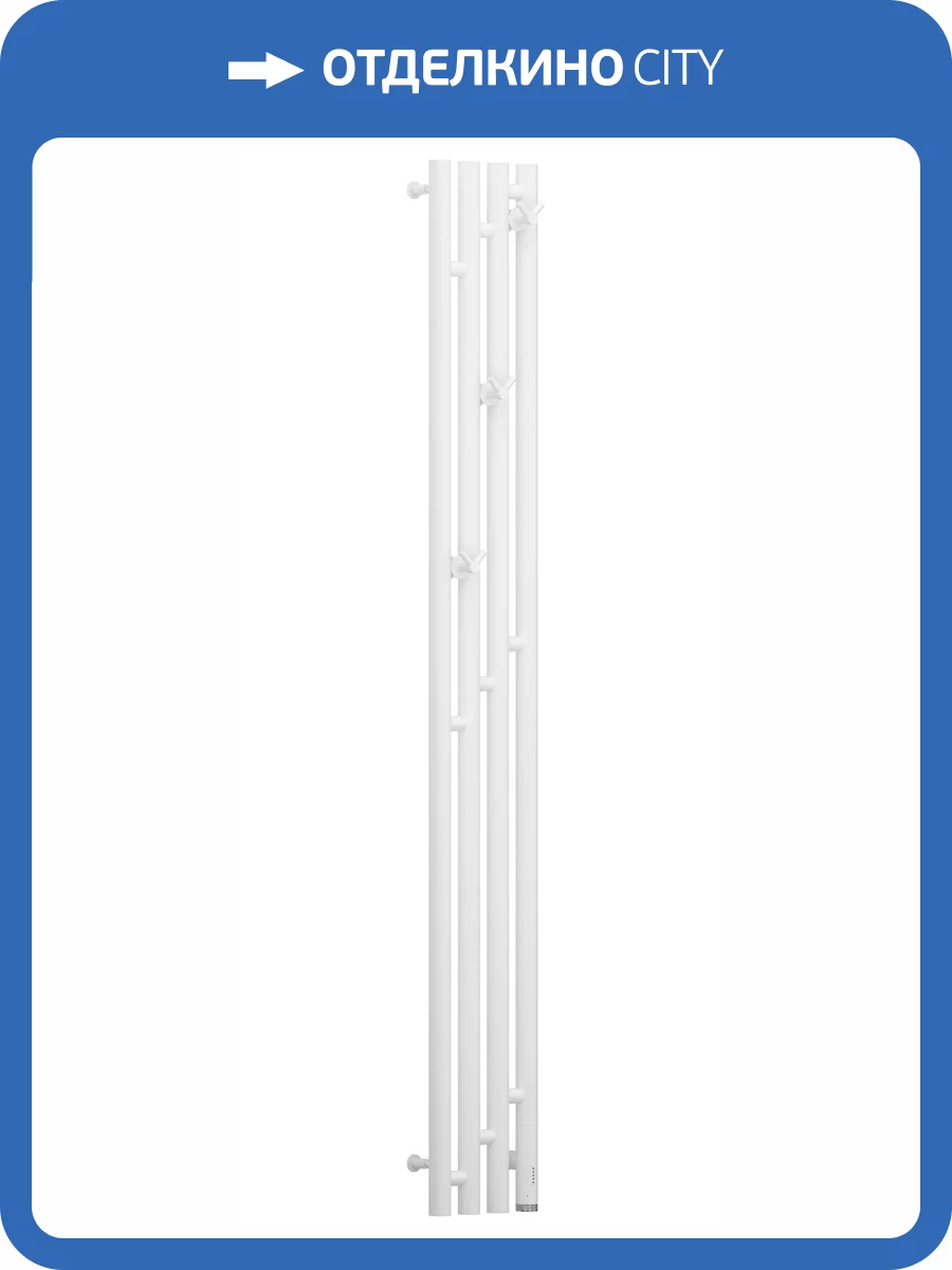 Полотенцесушитель электрический Сунержа Кантата 3.0 правый, матовый белый, 1500х159 фото 5