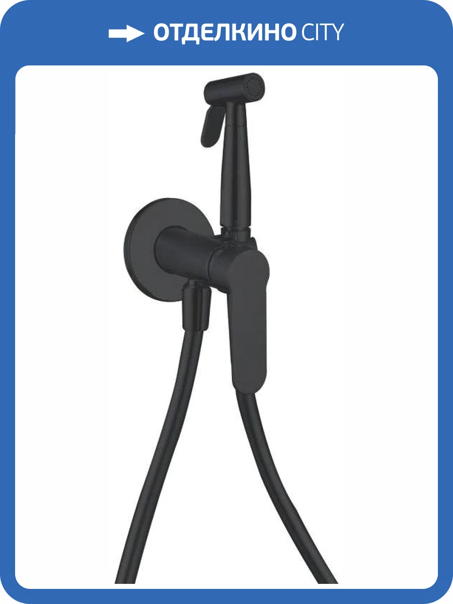 Гигиенический душ Aquanet Passion AF300-52B со смесителем, с внутренней частью фото 3