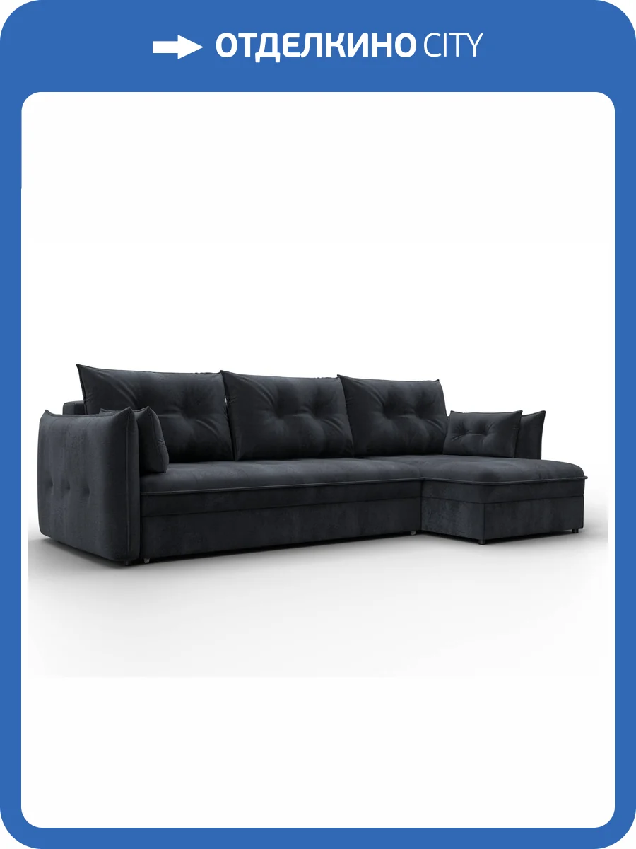Диван угловой Лига Диванов Лига-100 133667 Серый фото 11