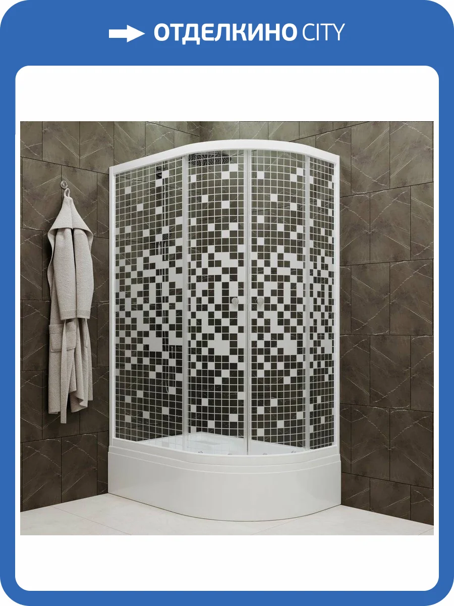 Душевой уголок Triton Коралл Щ0000038528 L 120х80 см, белый фото 6