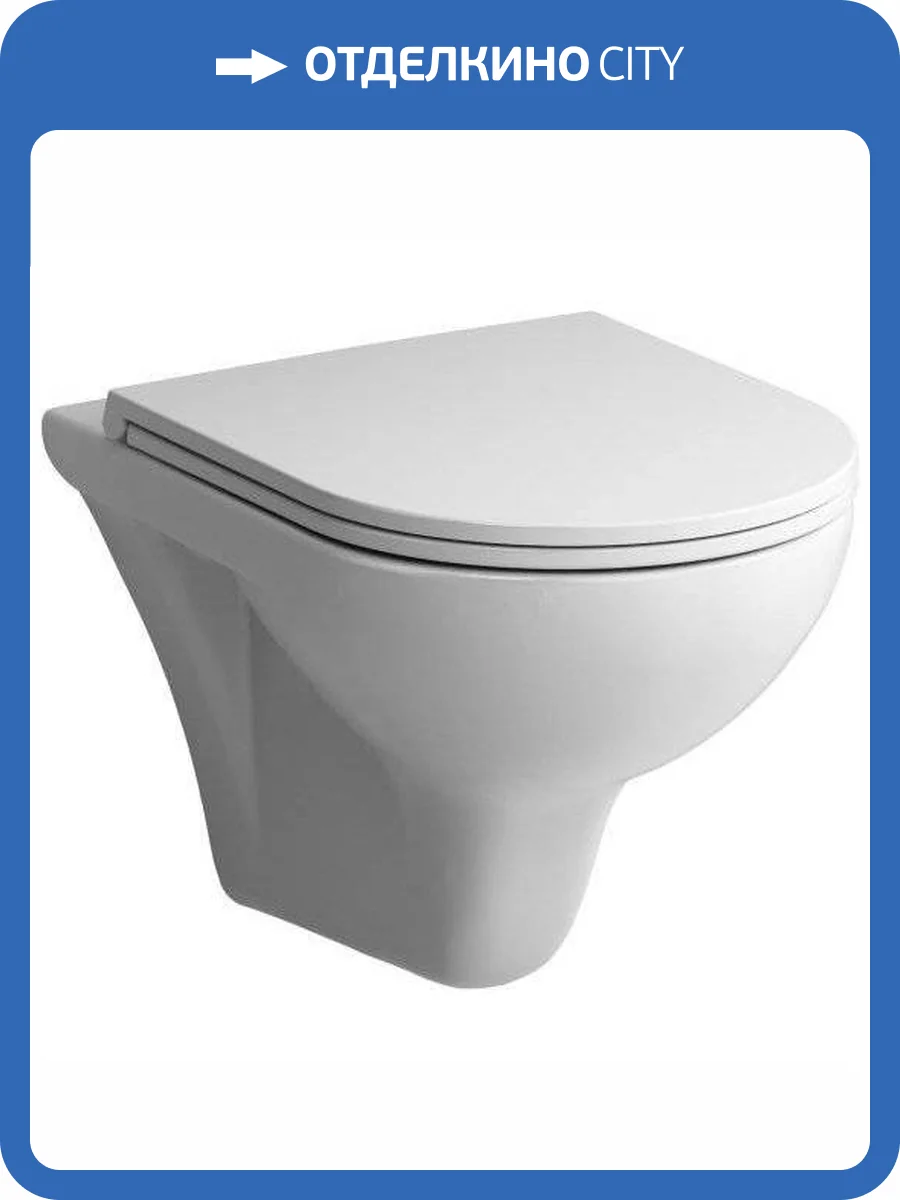 Унитаз подвесной Am.Pm Gem C901700SC безободковый, с крышкой-сиденьем микролифт фото 15