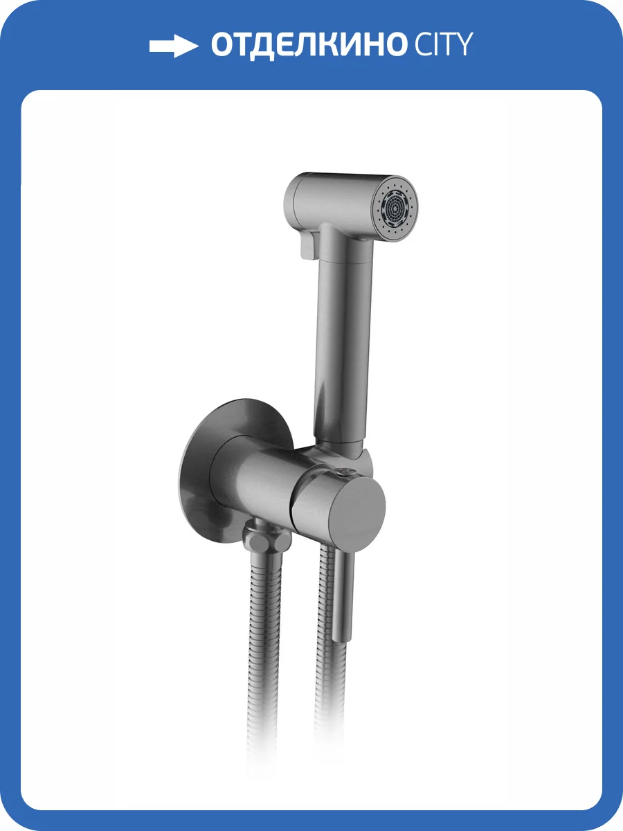 Гигиенический душ AltroBagno Modern 060118 GrMt, оружейная сталь фото 9