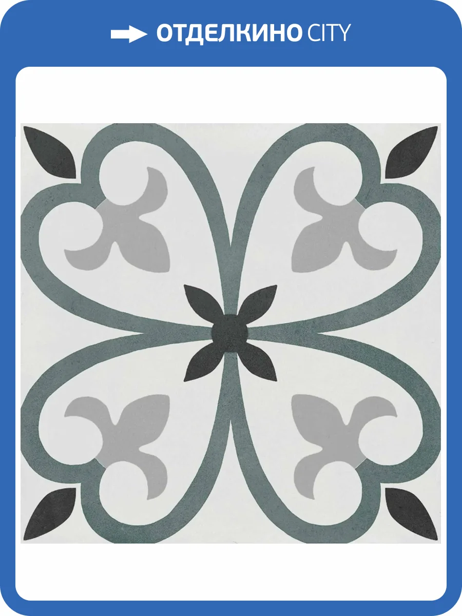 Керамогранит Creto Poly DB_007 2 New 20x20 фото 2