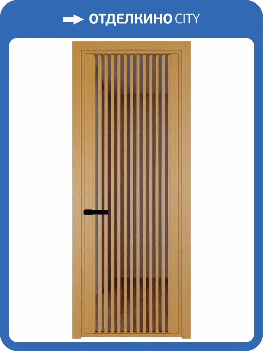 Межкомнатная дверь Profil Doors 3 AGP цвет профиля Золото, стекло безопасное 6 мм золотистая бронза 800x2000 фото 2