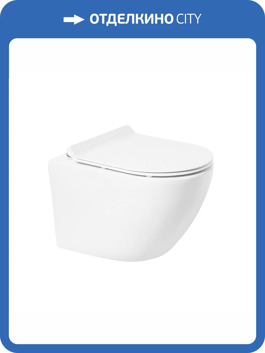 Унитаз подвесной Art&Max Ovale AM011CHR/SC с крышкой-сиденьем фото 4