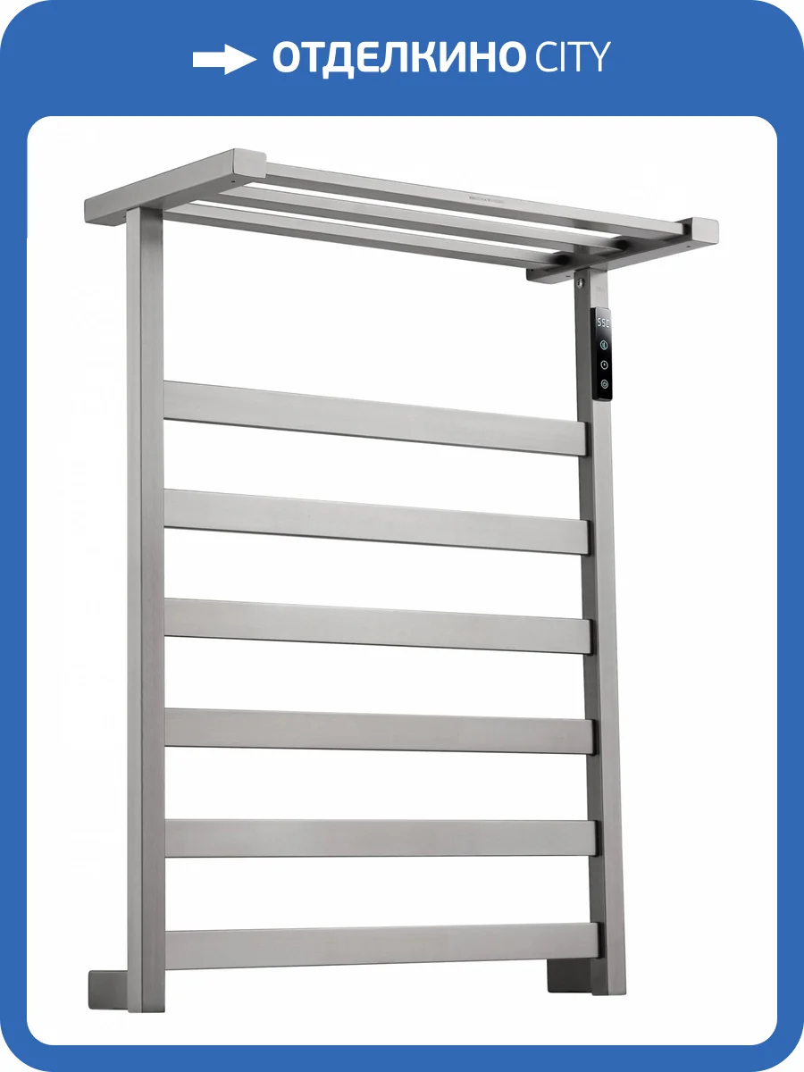 Полотенцесушитель электрический Wonzon & Woghand Frankfurt WW-A1026-BR никель фото 6