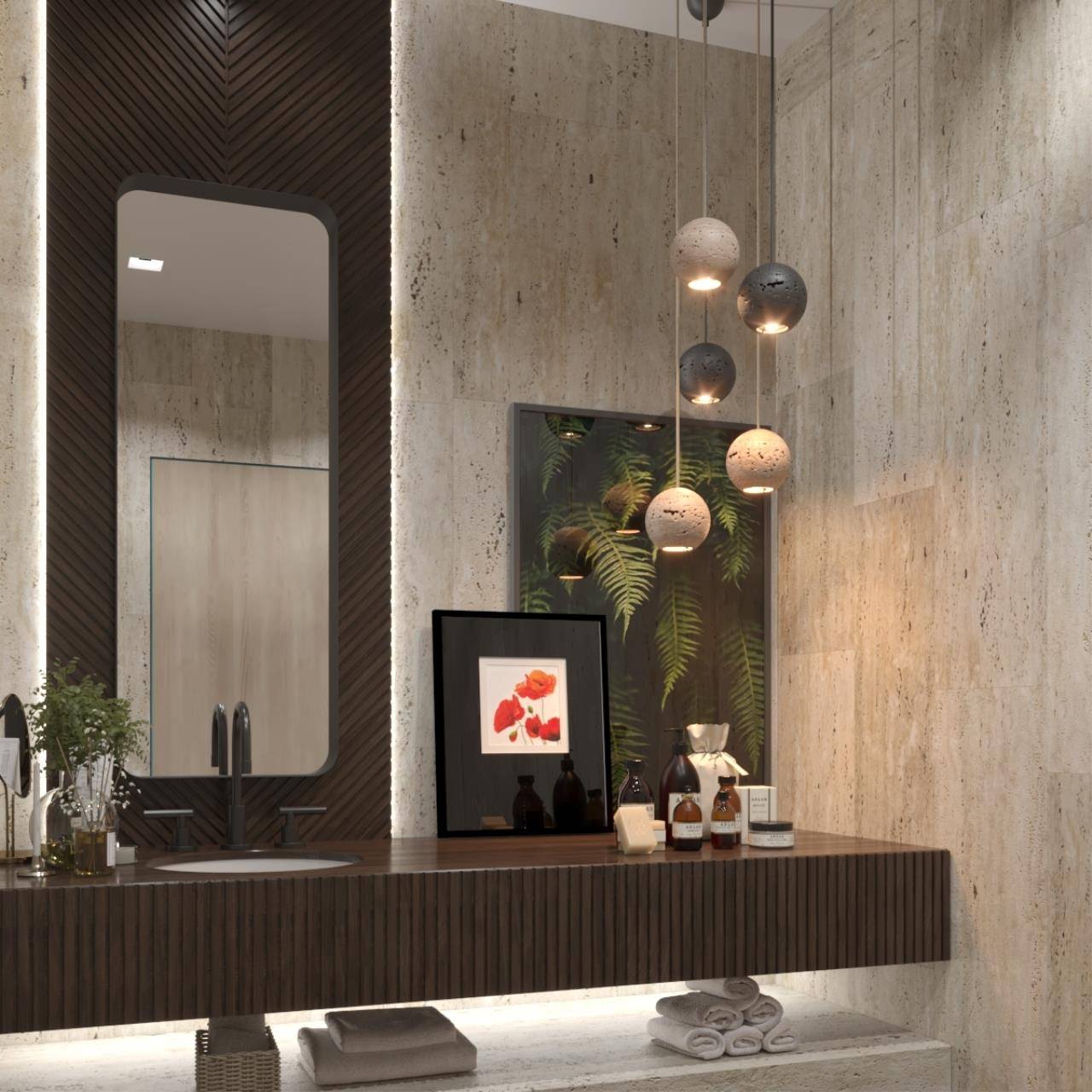 Подвесной светильник Odeon Light Travertino 6626/1L фото 3