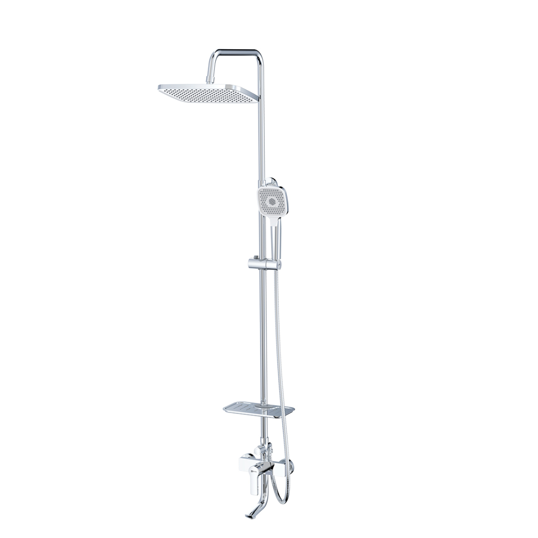 Смеситель для ванны с душем Lemark Aura LM0662CH