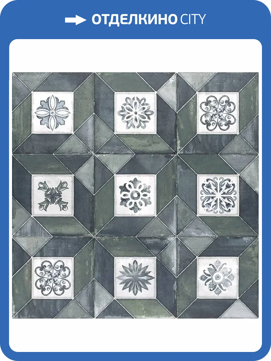 Декор Mainzu Elegance PT03968 Deco Blu Green 20x20 фото 13