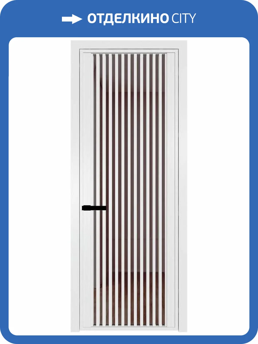 Межкомнатная дверь Profil Doors 3 AGP цвет профиля Вайт, стекло безопасное 6 мм золотистая бронза 600x2000 фото 2