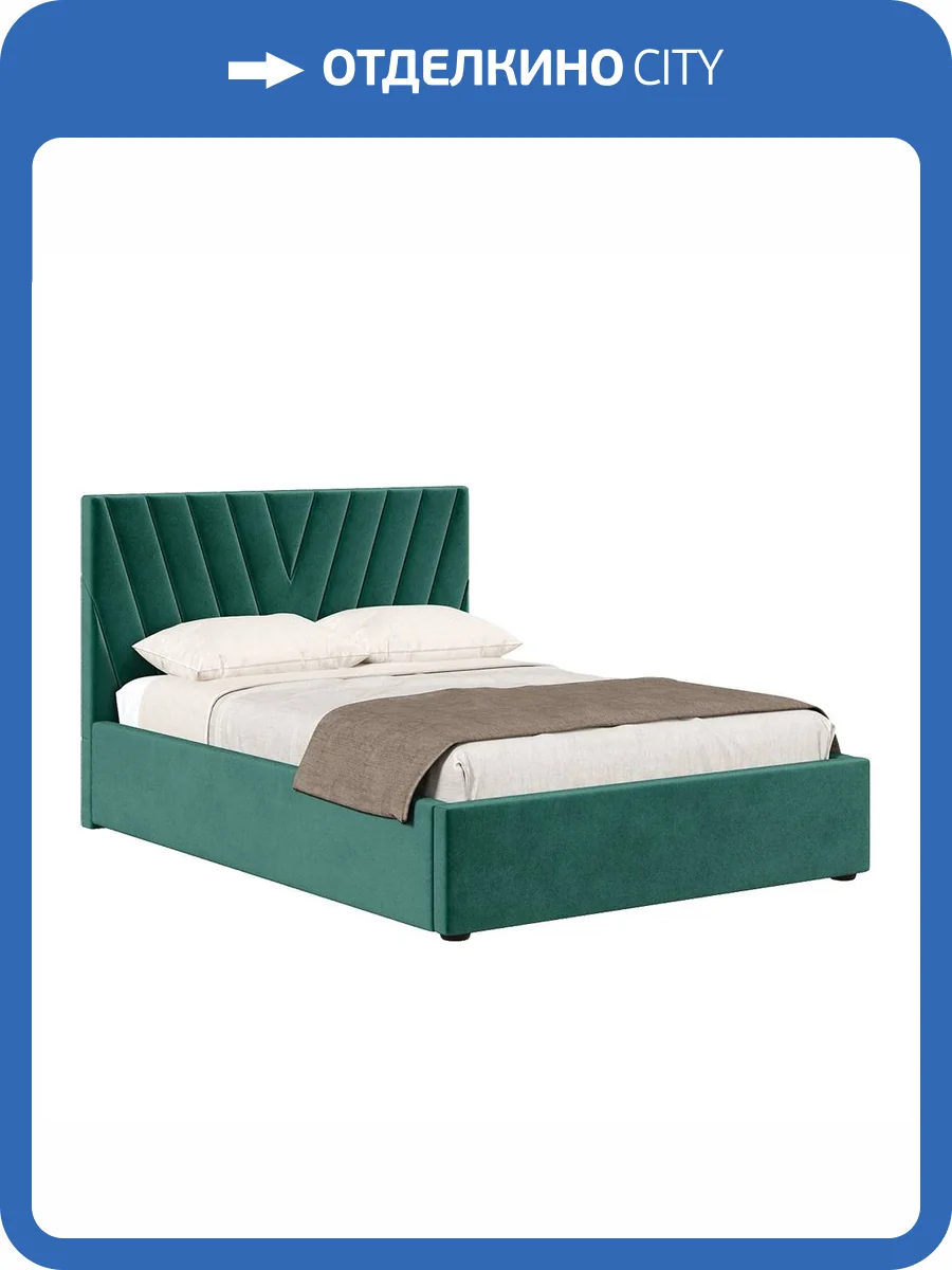 Кровать Хочу домой Палермо 00-00161937 зеленый, 180x200 фото 4