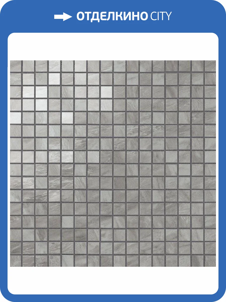 Мозаика Atlas Concorde Marvel Stone AS3S Bardiglio Grey Mosaico Lapp. 30x30 фото 2