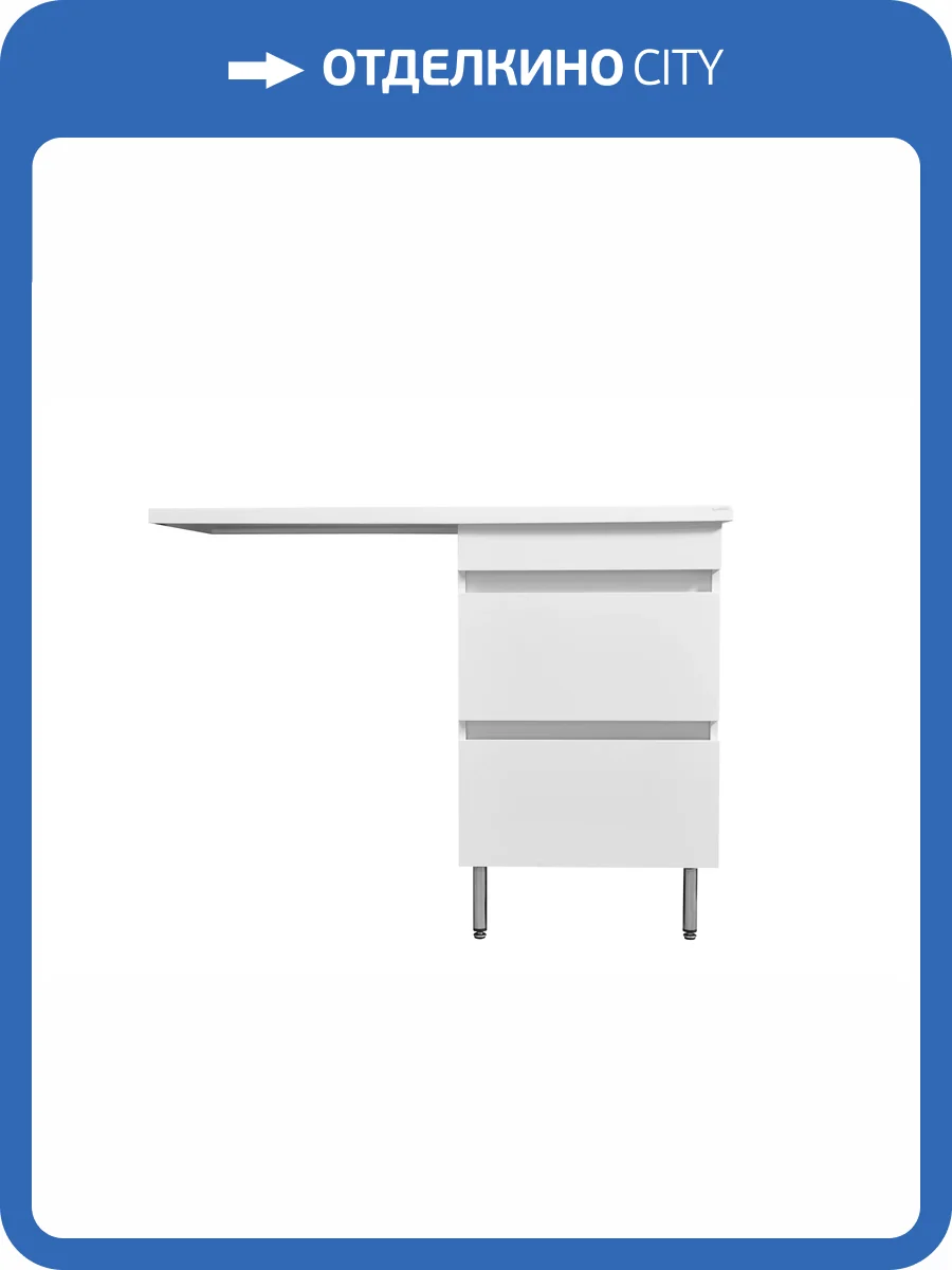 Тумба под раковину Stella Polar Мадлен 100 SP-00000474 белый фото 10