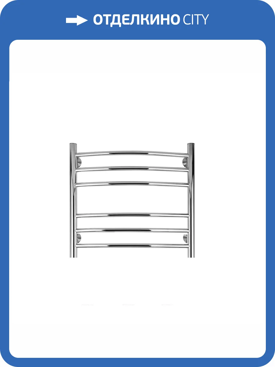 Полотенцесушитель водяной Secado Милан 4603777444952 3 60x60, хром, с комплектом подключения фото 3