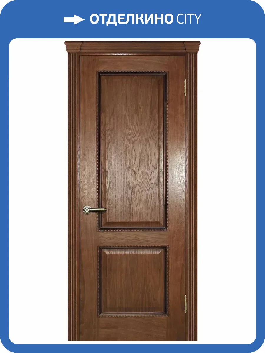 Межкомнатная дверь шпон Текона ФРЕЙМ 02, глухая, дуб, патина шоколад 800x2000 фото 2