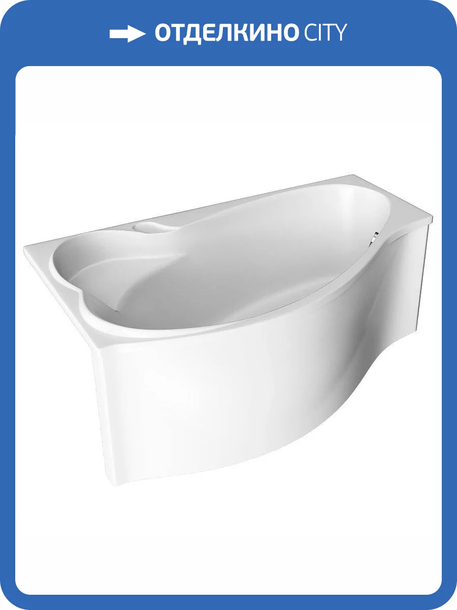 Акриловая ванна для комплекта Marka One Gracia 01гр1710л 170x100 L фото 3