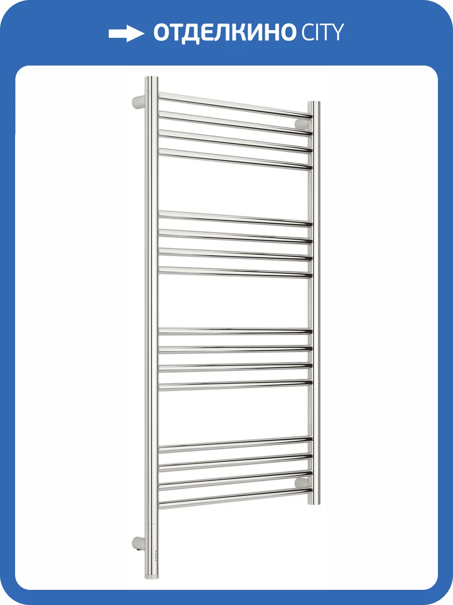 Полотенцесушитель электрический Сунержа Богема 3.1 00-6004-1050 прямой, 100x50 фото 5