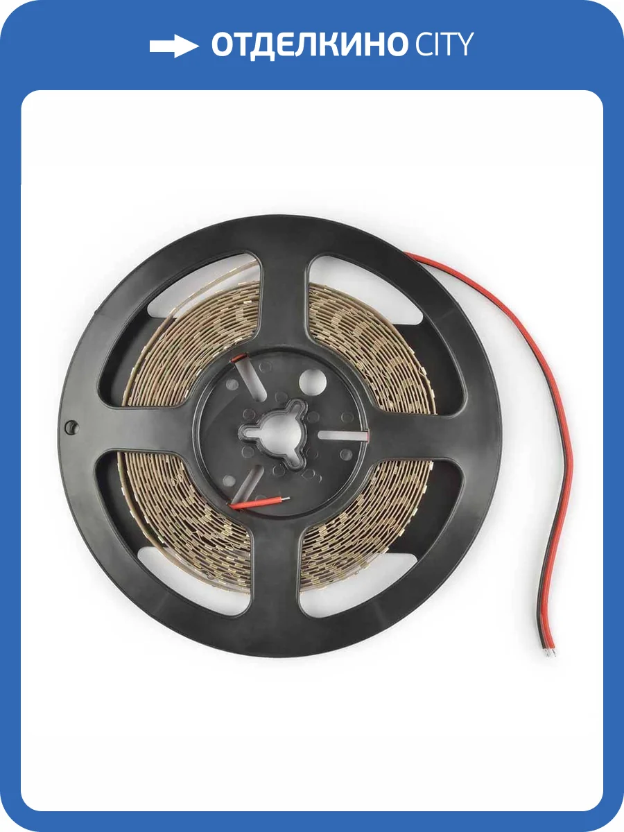 Светодиодная лента Uniel ULS-2835-180LED/m-10mm-IP20-DC24V-17W/m-5M-3000K фото 2