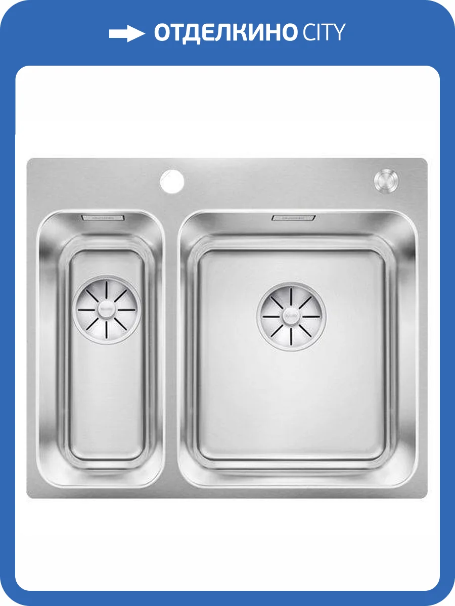 Мойка кухонная Blanco Solis 340/180-IF/A 526132 сталь фото 5