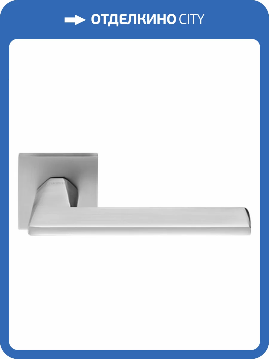 Дверная ручка Rucetti RAP 30 SLIM-S SC матовый хром фото 2