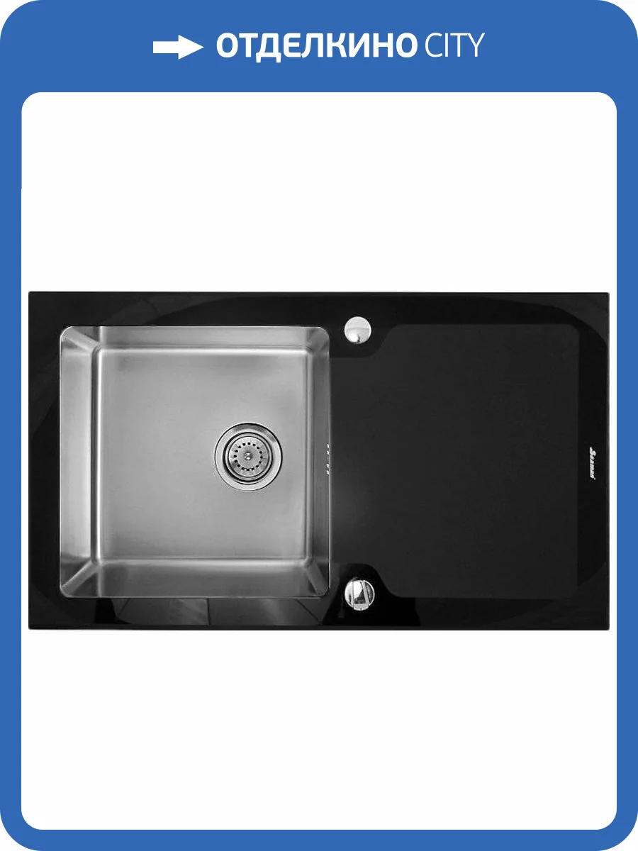 Мойка кухонная Seaman Eco Glass SMG-860B фото 4
