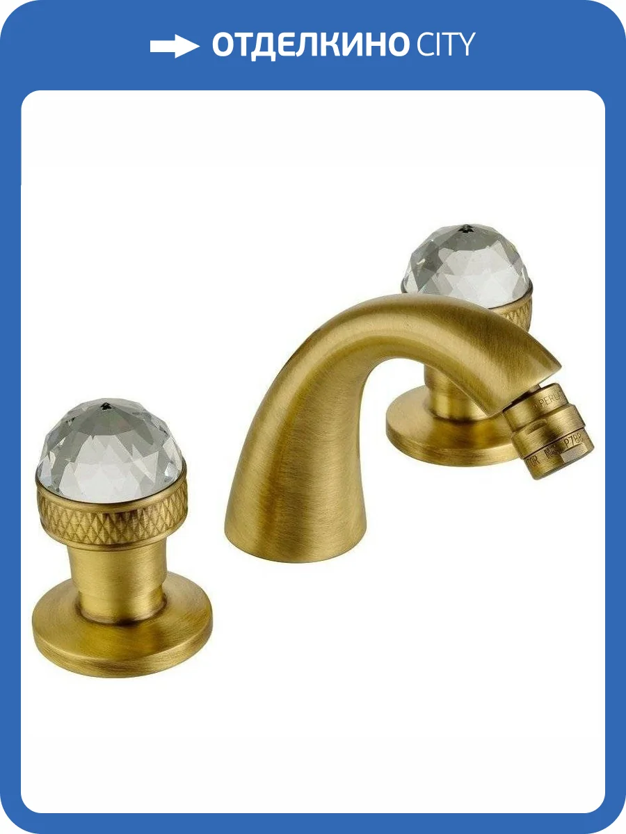 Смеситель для биде Migliore Axo Swarovski 18475 бронза фото 3
