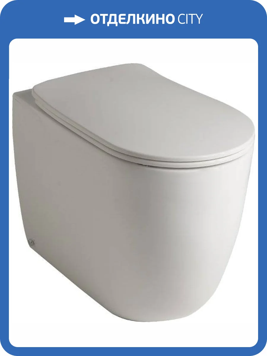 Чаша для унитаза Kerasan Nolita 531830 белый матовый без сиденья фото 6