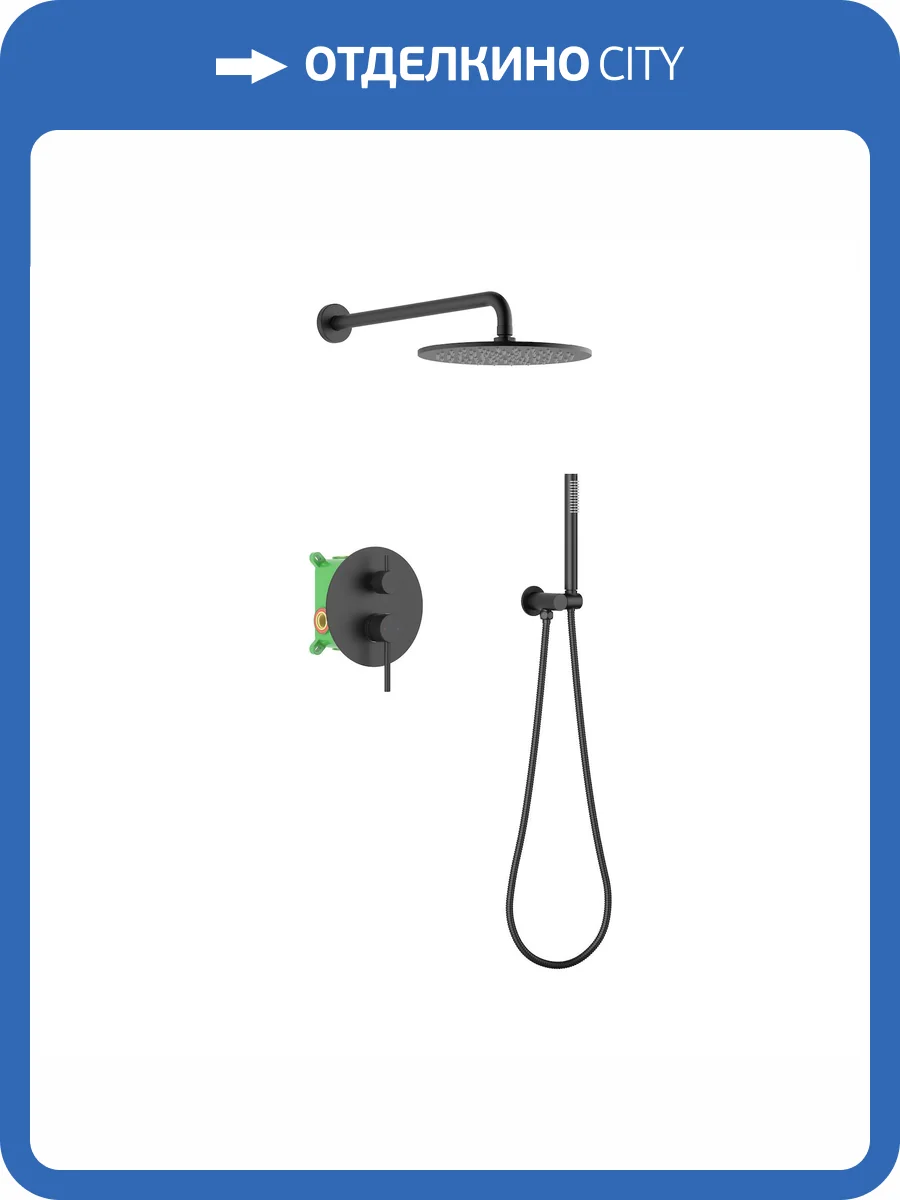 Душевая система Timo Saona SX-2369/03SM черная матовая фото 5