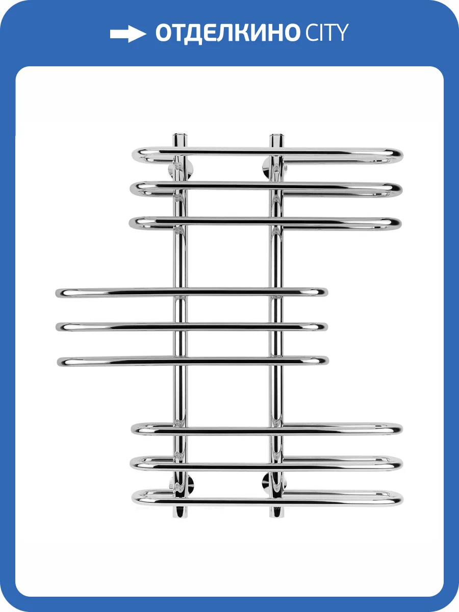 Полотенцесушитель водяной Secado Венеция 4603777446680 6 100x20x80, хром, с комплектом подключения фото 3
