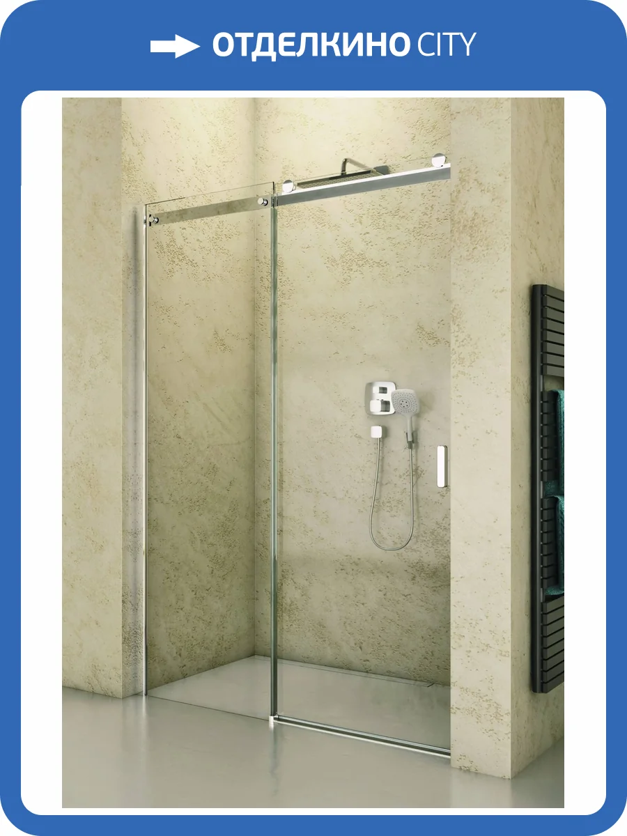 Душевая перегородка Riho Baltic G002003120 B104 160x210 L/R Хром фото 3