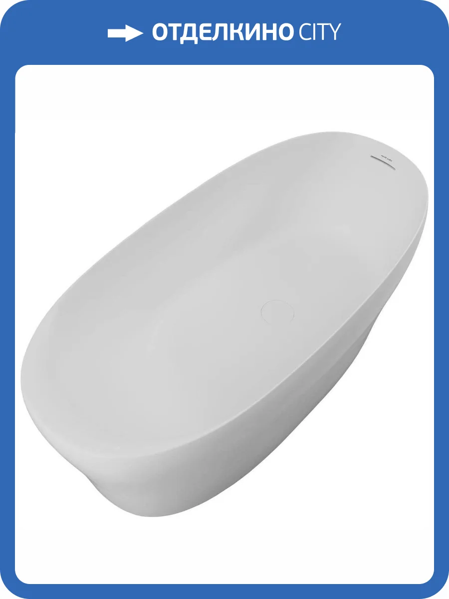 Ванна из искусственного камня Allen Brau Krion Neo 2.35001.21 170x80 белая матовая фото 13