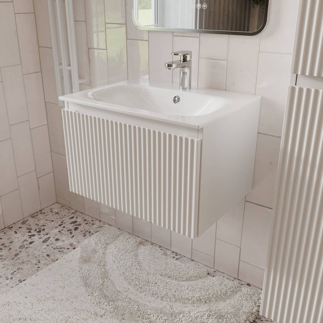 Тумба с раковиной Terminus Sicilia SIC10601900301O белый, 60x38