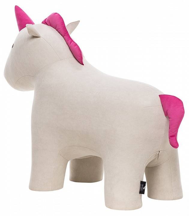 Пуф Leset Unicorn 2500000116674 Бежевый Omega 02, Розовый Enigma 24 фото 4