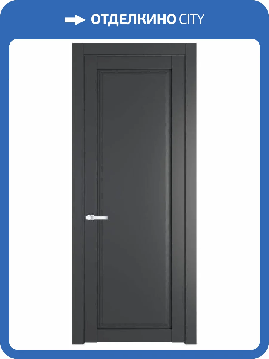 Межкомнатная дверь Profil Doors 2.1.1 PD полотно Графит 700x2000 фото 2